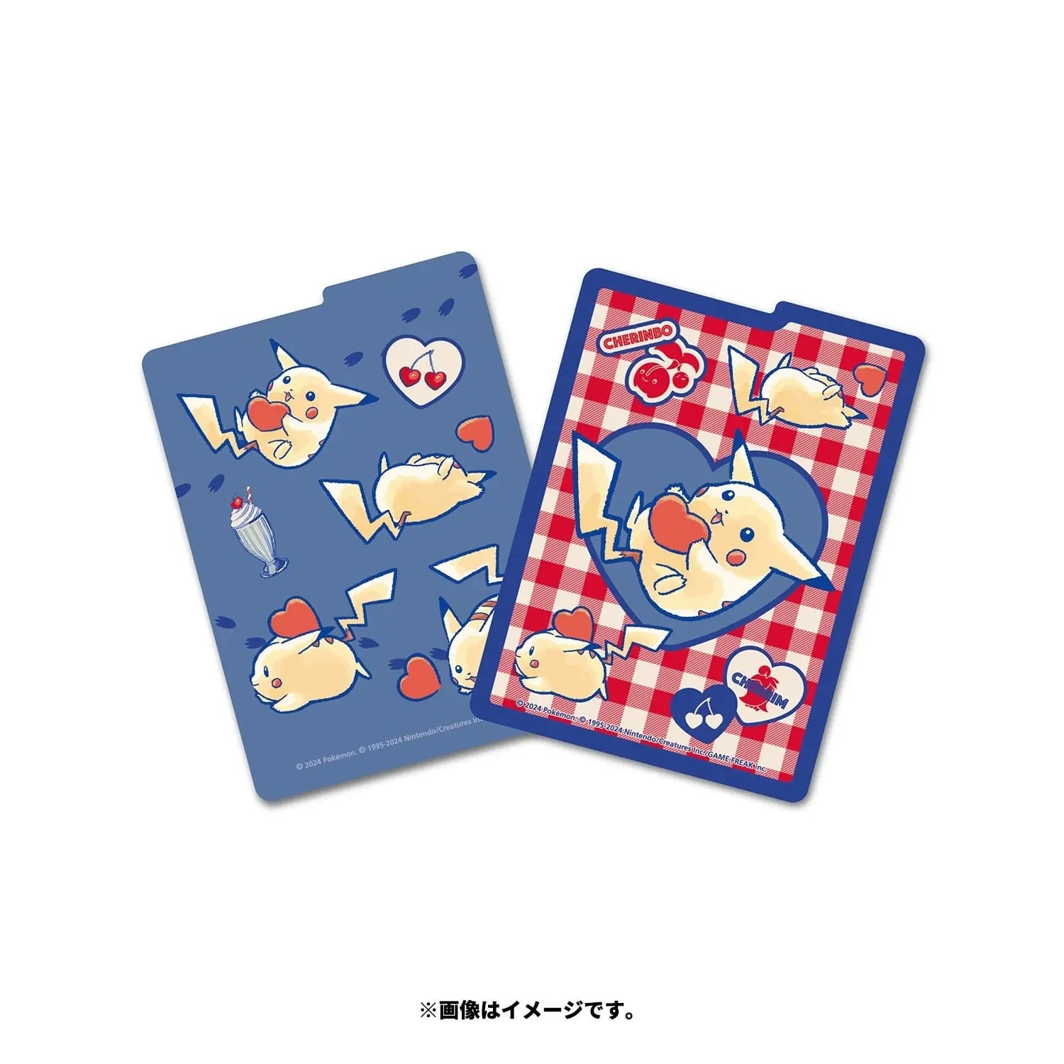 Pokemon Center Japan: 2024 Pikachu and Heart card deck box holder Bao Cards
