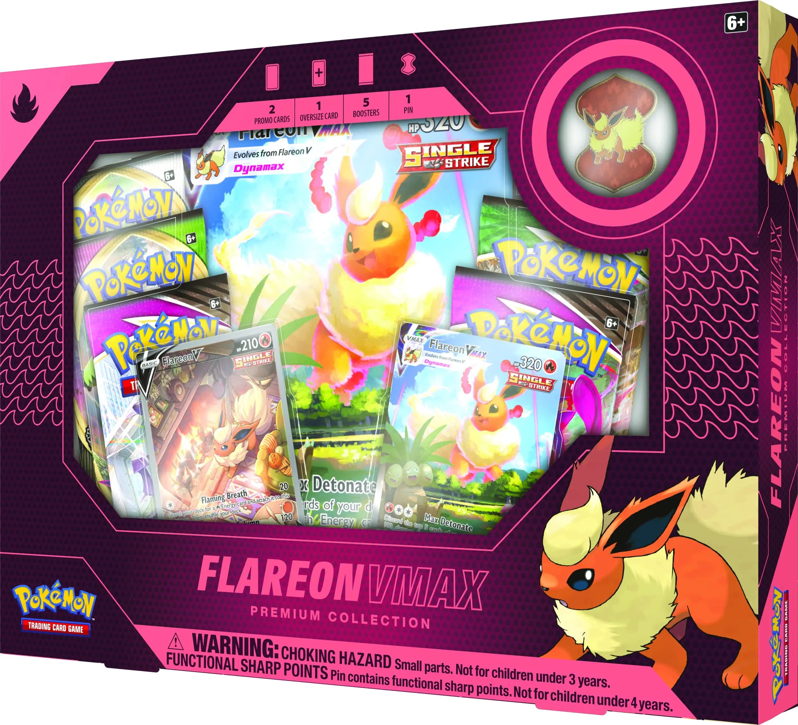 Pokemon - Flareon Vmax Premium Collection [EU] Bao Cards