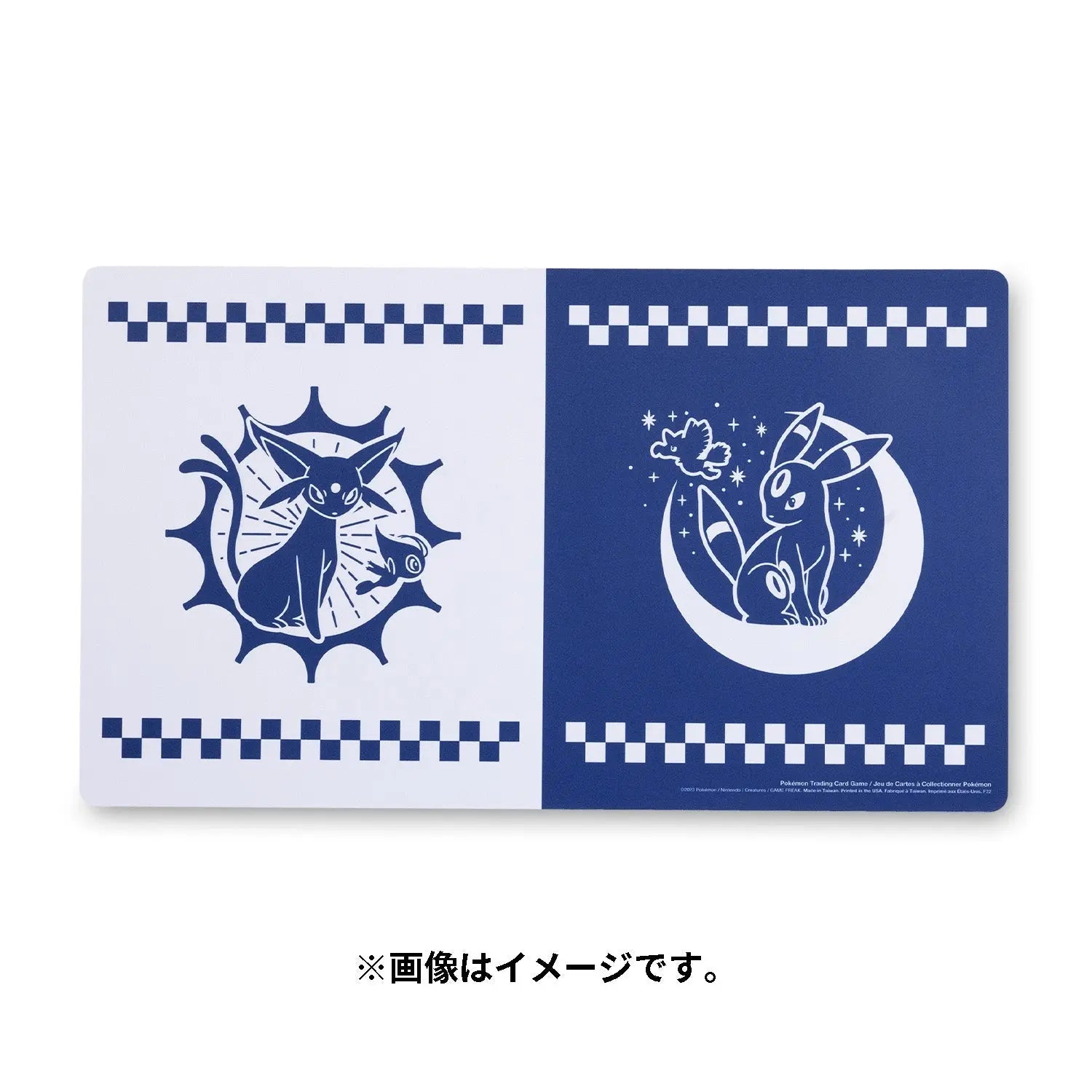 Pokemon Center Japan: 2024 Espeon & Umbreon Timeless Friends Premium Half Rubber Playmat Bao Cards