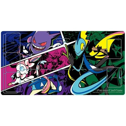 Pokemon Center Japan: Midnight Agent The Cinema Premium Half Rubber Playmat Bao Cards